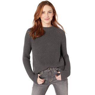 Goodthreads + Shaker Stitch Mock Neck Sweater