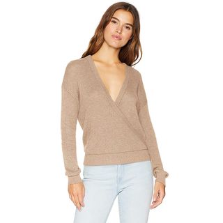 Splendid + Surplice Front Sweater
