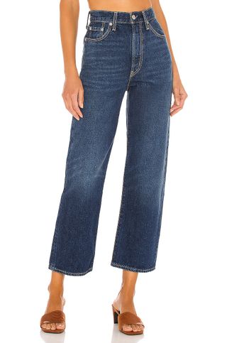 Levi's + Wellthread Ribcage Ankle Jean in Ground Swell