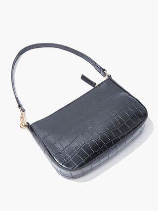 Forever 21 + Faux Croc Leather Handbag