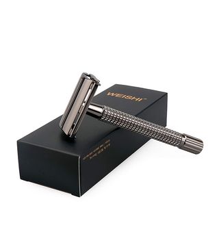 Weishi + Nostalgic Long Handle Butterfly Open Double Edge Safety Razor