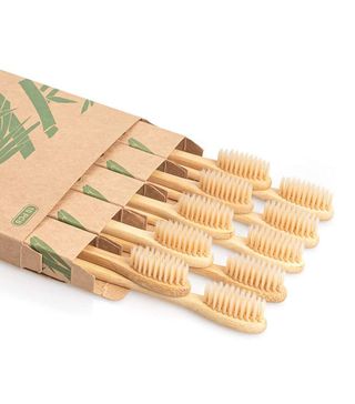 Daletu + Biodegradable Reusable Bamboo Toothbrushes (10 Pack)