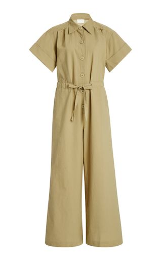 Posse + Simone Flared-Leg Cotton Jumpsuit