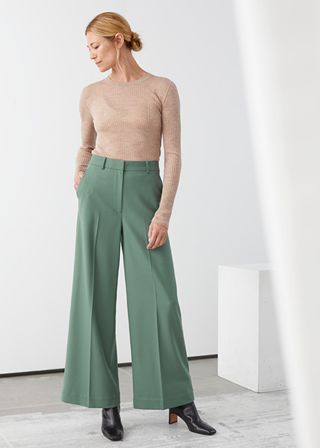 & Other Stories + Wide High Waist Trousers