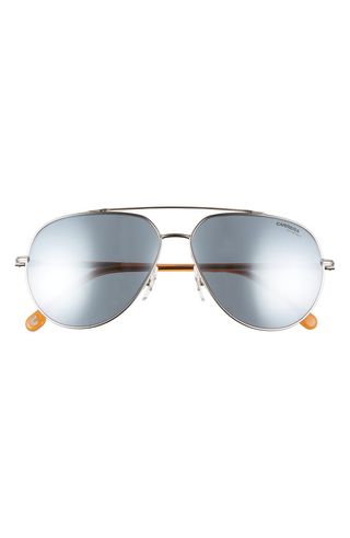Carrera Eyewear + 60mm Polarized Aviator Sunglasses
