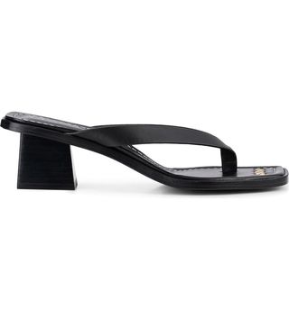 Frame + Le Carbon Leather Sandal