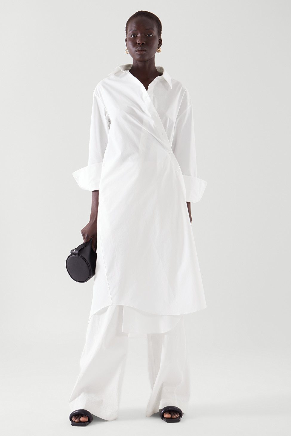 Cos + Wrap Shirt Dress