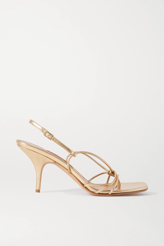 Emme Parsons + Adele Metallic Leather Sandals
