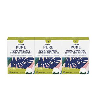 Tampax + Pure Organic Tampons (Pack of 3)