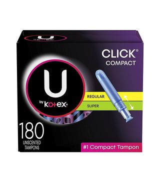 U by Kotex + Click Compact Tampons, Multipack (6 Pack)