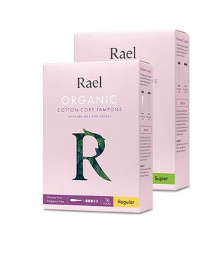 Rael + Organic Cotton Unscented Tampons (Pack of 2)