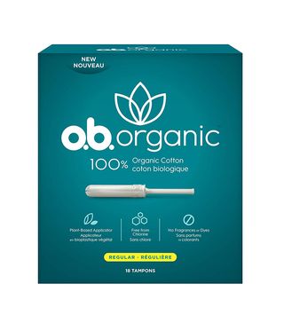 O.B. + Organic Tampons with New Plant-Based Applicator, Regular