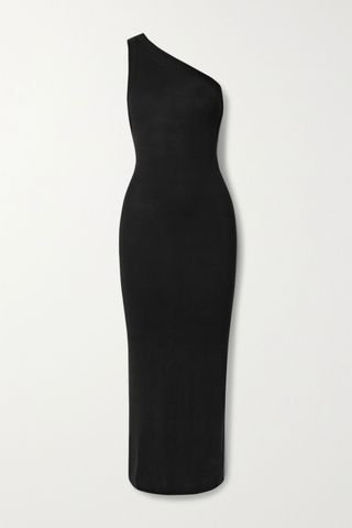 The Line by K + Avalon One-Shoulder Stretch-Jersey Midi Dress