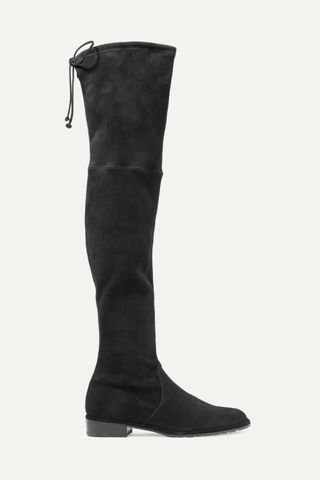 Stuart Weitzman + Lowland Suede Over-the-Knee Boots