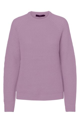 Vero Moda + Shaker Stitch Crewneck Sweater