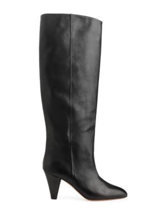 Arket + Wide-Shaft Leather Boots