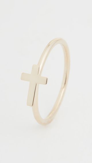 Jennifer Zeuner Jewelry + Theresa Cross Ring