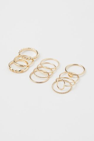 H&M + 11-Pack Rings