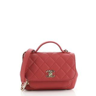 Chanel + Business Affinity Flap Bag Quilted Caviar Mini