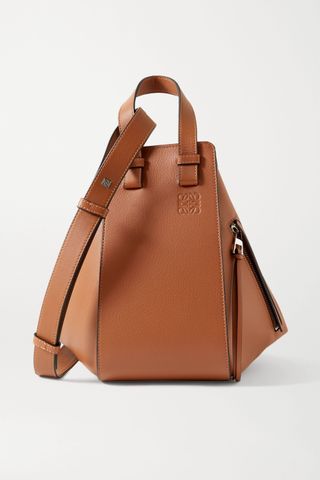 Loewe + Hammock Small Textured-Leather Shoulder Bag