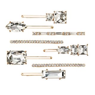 Kitsch x Justine Marjan + Rhinestone Stacker 8pc Set