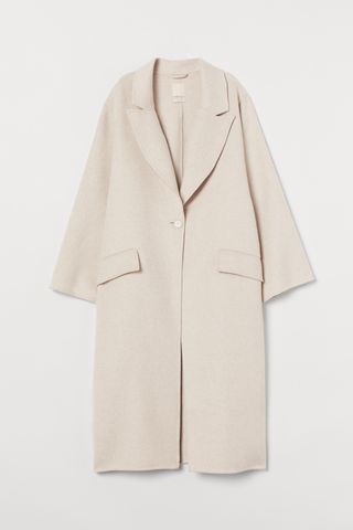 H&M + Oversized Wool-Blend Coat