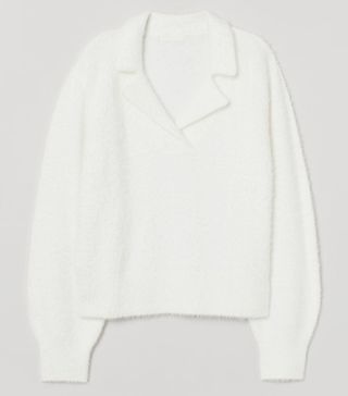 H&M + Collared Knitted Jumper