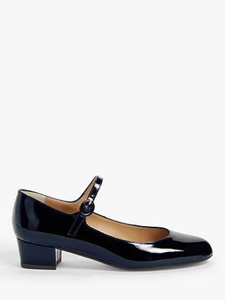 John Lewis 
Partners + Adora Patent Leather Mary Jane Court Shoes