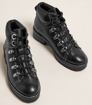 M&S Collection + Leather Hiker Ankle Boots