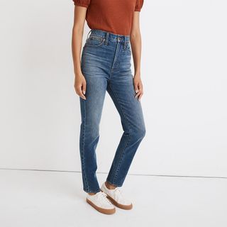 Madewell + The Highest-Rise Perfect Vintage Jeans in Longisle Wash