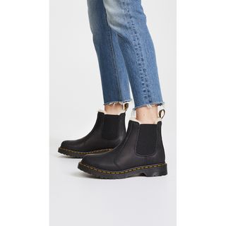 Dr. Martens + Leonore Sherpa Chelsea Boots