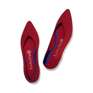 Rothys + The Point Flats in Chili Red