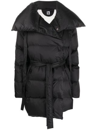 Bacon + Oversized Belted Puffer Coat