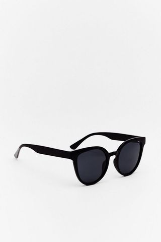 Nasty Gal + Like a Record Baby Round Tinted Sunglasses