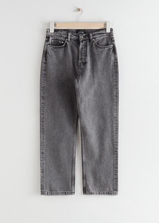& Other Stories + The Keeper Cut Cropped Jeans