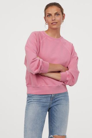 H&M + Cotton-Blend Sweatshirt