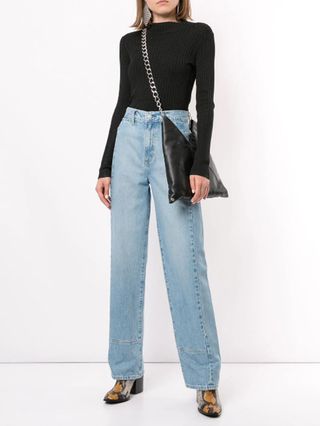 Nobody Denim + High Rise Juncture Straight Jeans