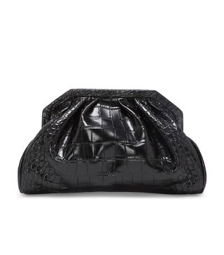 Vince Camuto + Baklo Croc Embossed Leather Clutch