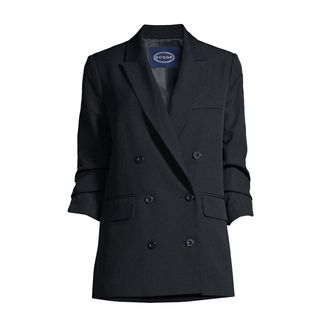 Scoop + Double-Breasted Blazer