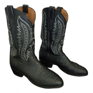 Lucchese + Exotic Leathers Western Boots