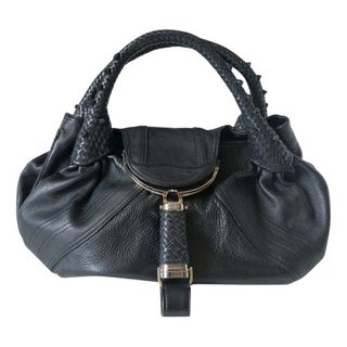 Fendi + Spy Leather Handbag