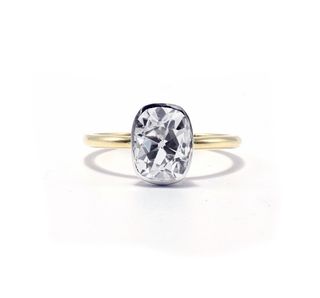 Ashley Zhang Jewelry + Aurora Cushion Cut Engagement Ring