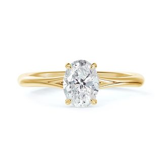 Forevermark + Icon Oval Diamond Engagement Ring
