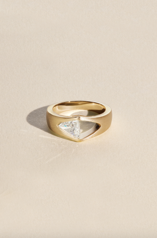 Aaryah + Trikona Diamond Ring