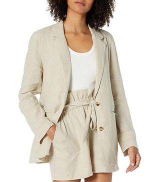 The Drop + Mary Loose-Fit Turn-Up Sleeve Blazer
