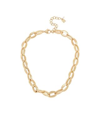 Robert Lee Morris Soho + Gold Chain Link Collar Necklace