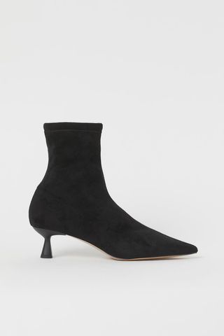 H&M + Kitten-Heel Ankle Boots