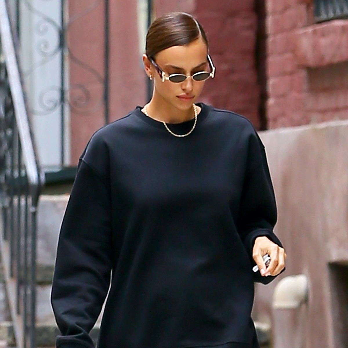 Irina Shayk's Pants-Less Outfit Is Best Worn With Boots