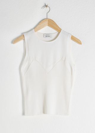 & Other Stories + Micro Rib Knit Tank Top