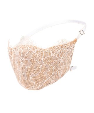 Katie May + Provocateur Face Mask in Ivory & Nude